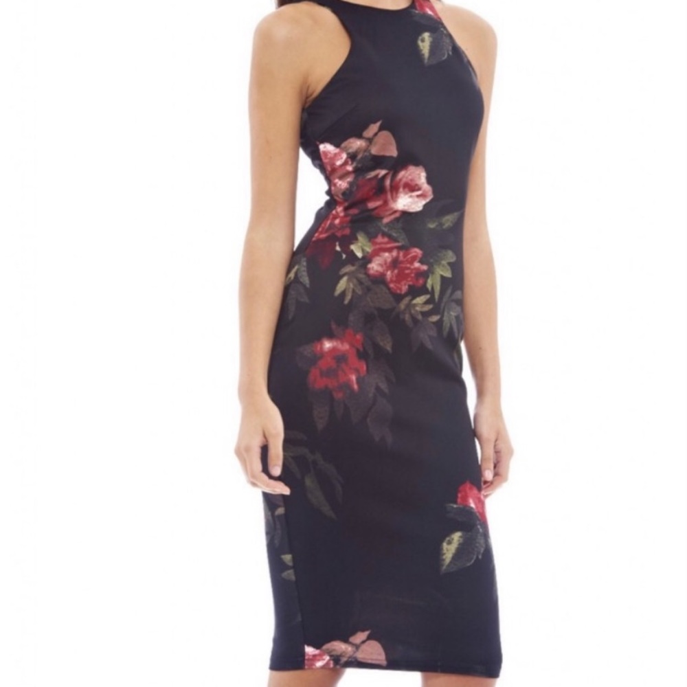 NWT AX Paris Bodycon Midi Floral Dress